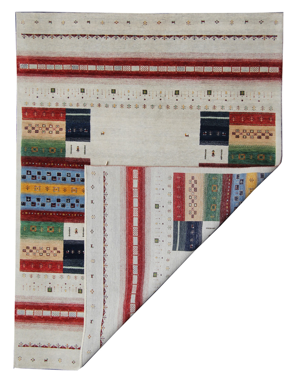Modern Gabbeh Designer Rug 304x241 cm | Rug#32660