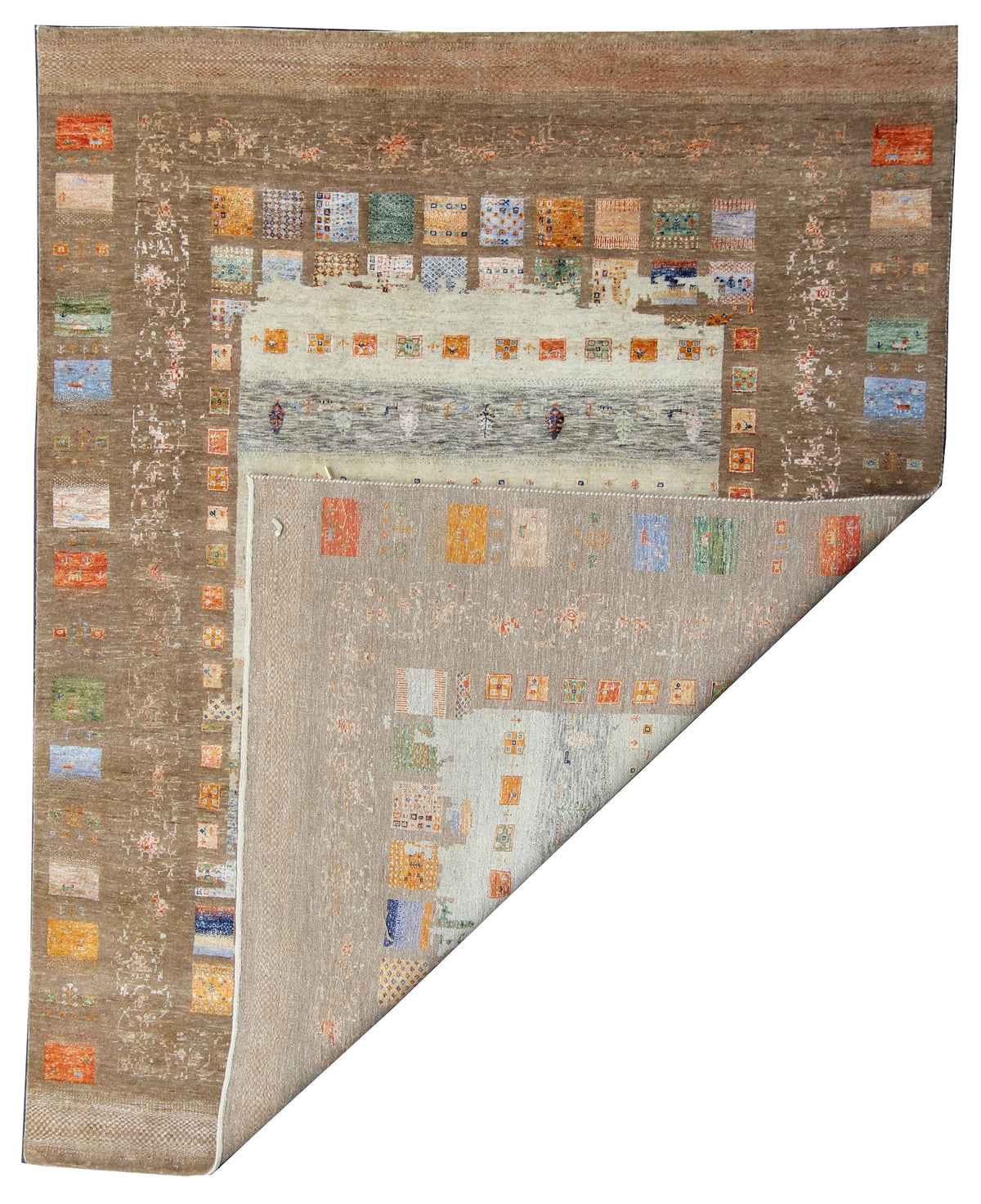Modern Gabbeh contemporary designer  Rug 302×246 cm | Rug# 32661