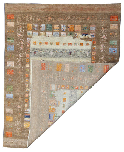 Modern Gabbeh contemporary designer  Rug 302×246 cm | Rug# 32661