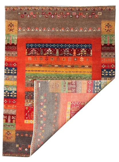 Luri-Baft Gabbeh Landscape Rug 246x175 cm | Rug# 32668