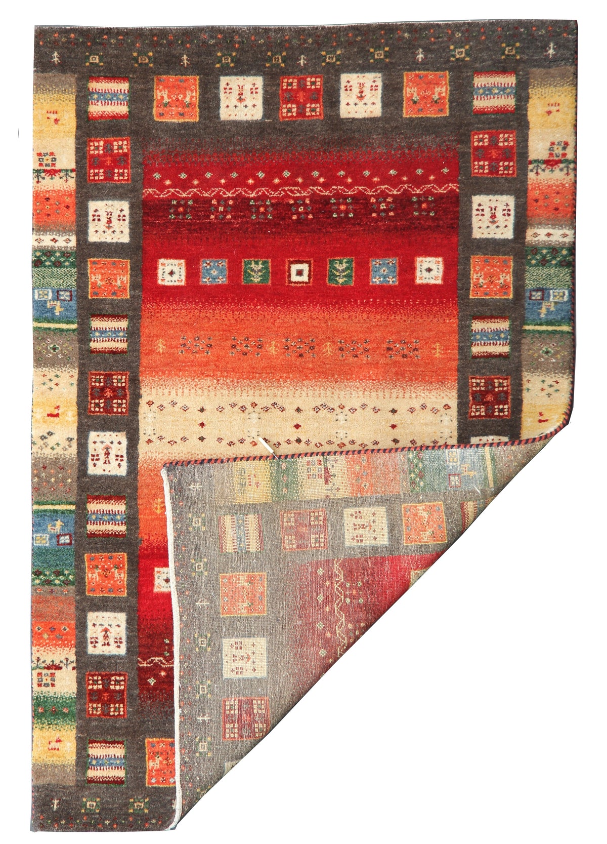 Luri-Baft Gabbeh Landscape Rug 166x107 cm | Rug# 32673