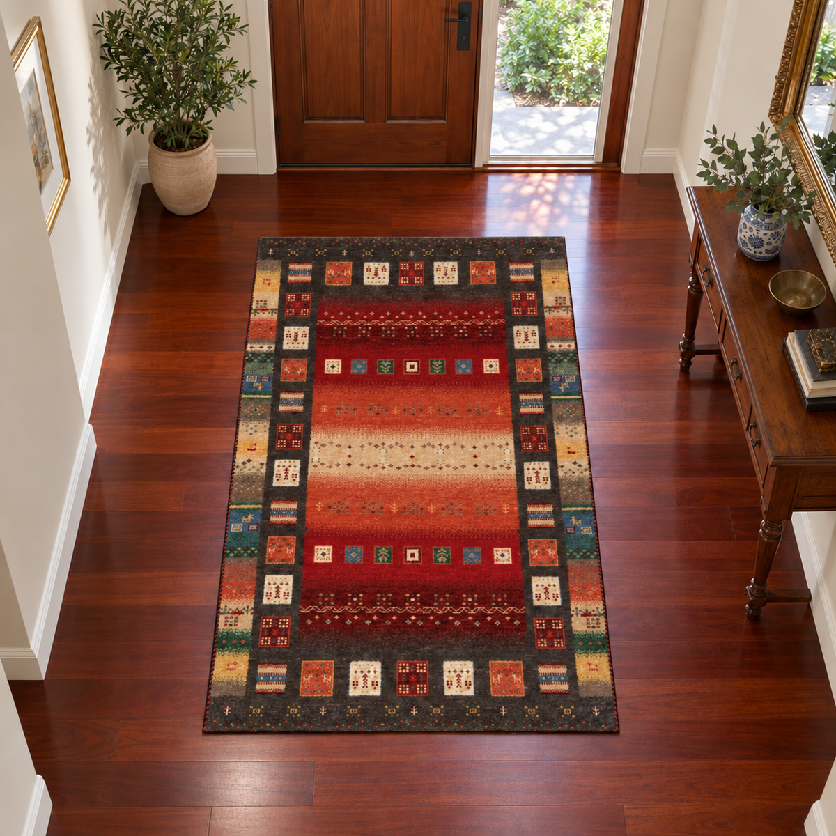 Luri-Baft Gabbeh Landscape Rug 166x107 cm | Rug# 32673