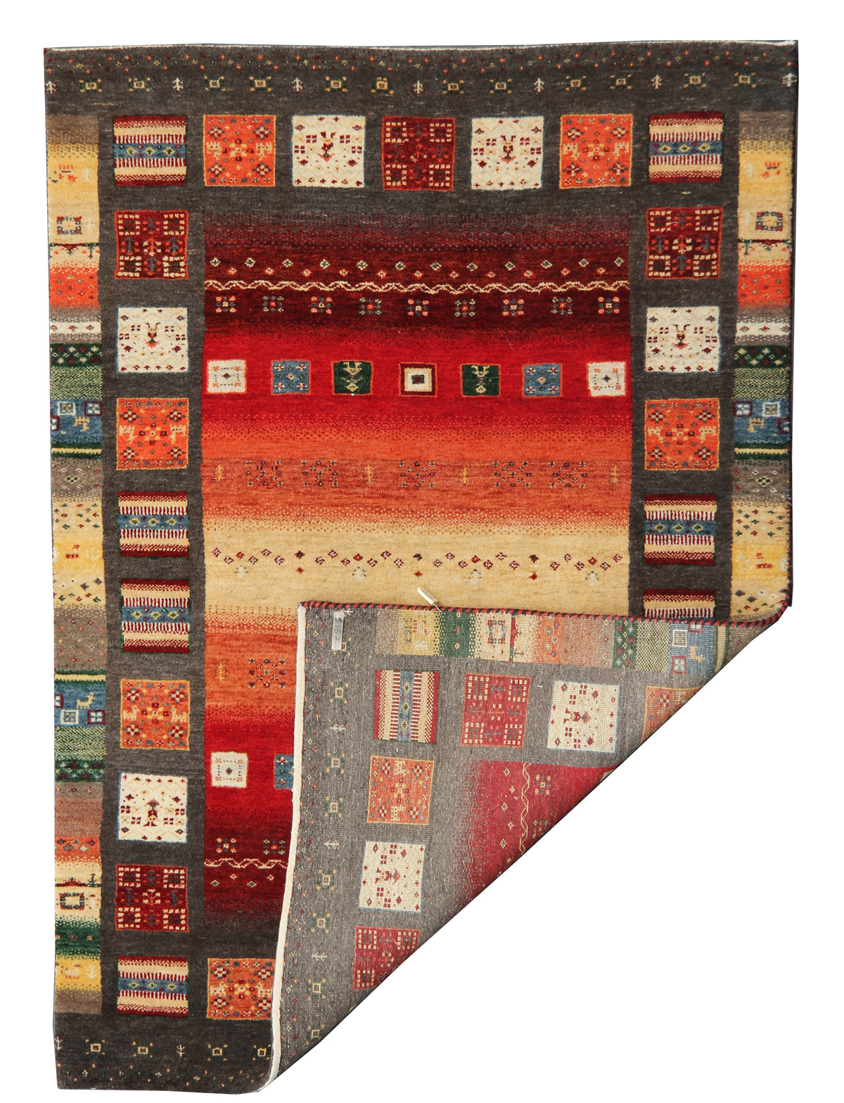 Luri-Baft Gabbeh Landscape Rug 179x124 cm | Rug# 32674 (sold)