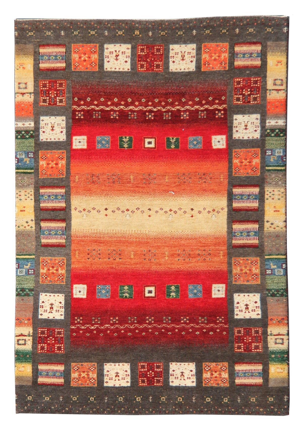 Luri-Baft Gabbeh Landscape Rug 179x124 cm | Rug# 32674 (sold)