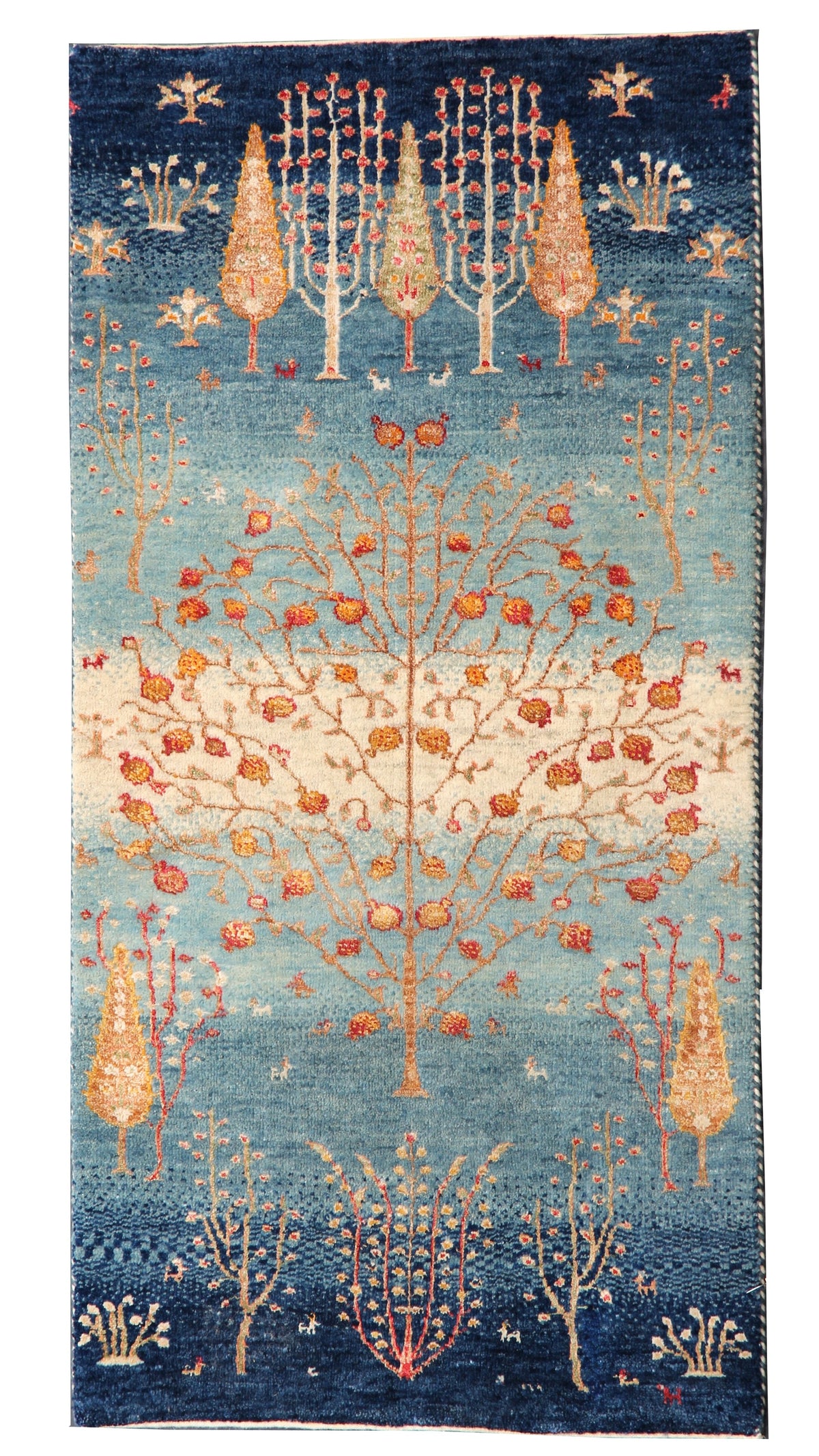 Blue Tree of Life Rug 141x71 cm | Rug# 32679