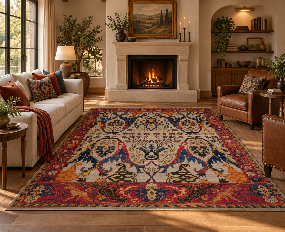 Bohemian style Garous Design Rug 300x243 cm | Rug# 32681