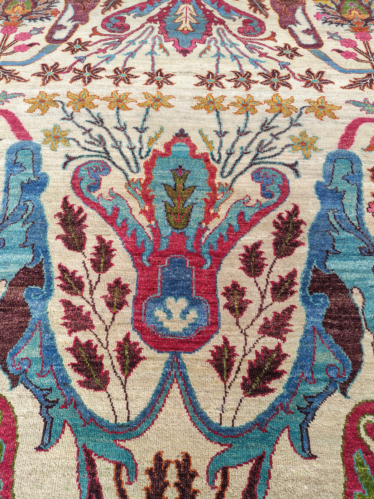Custom-Made Transitional Garous Bijar Rug 302x244 cm | Rug# 32683