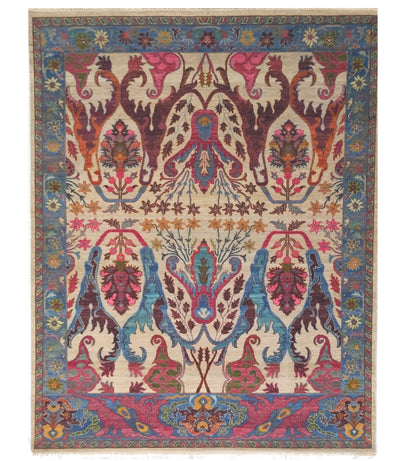 Custom-Made Transitional Garous Bijar Rug 302x244 cm | Rug# 32683