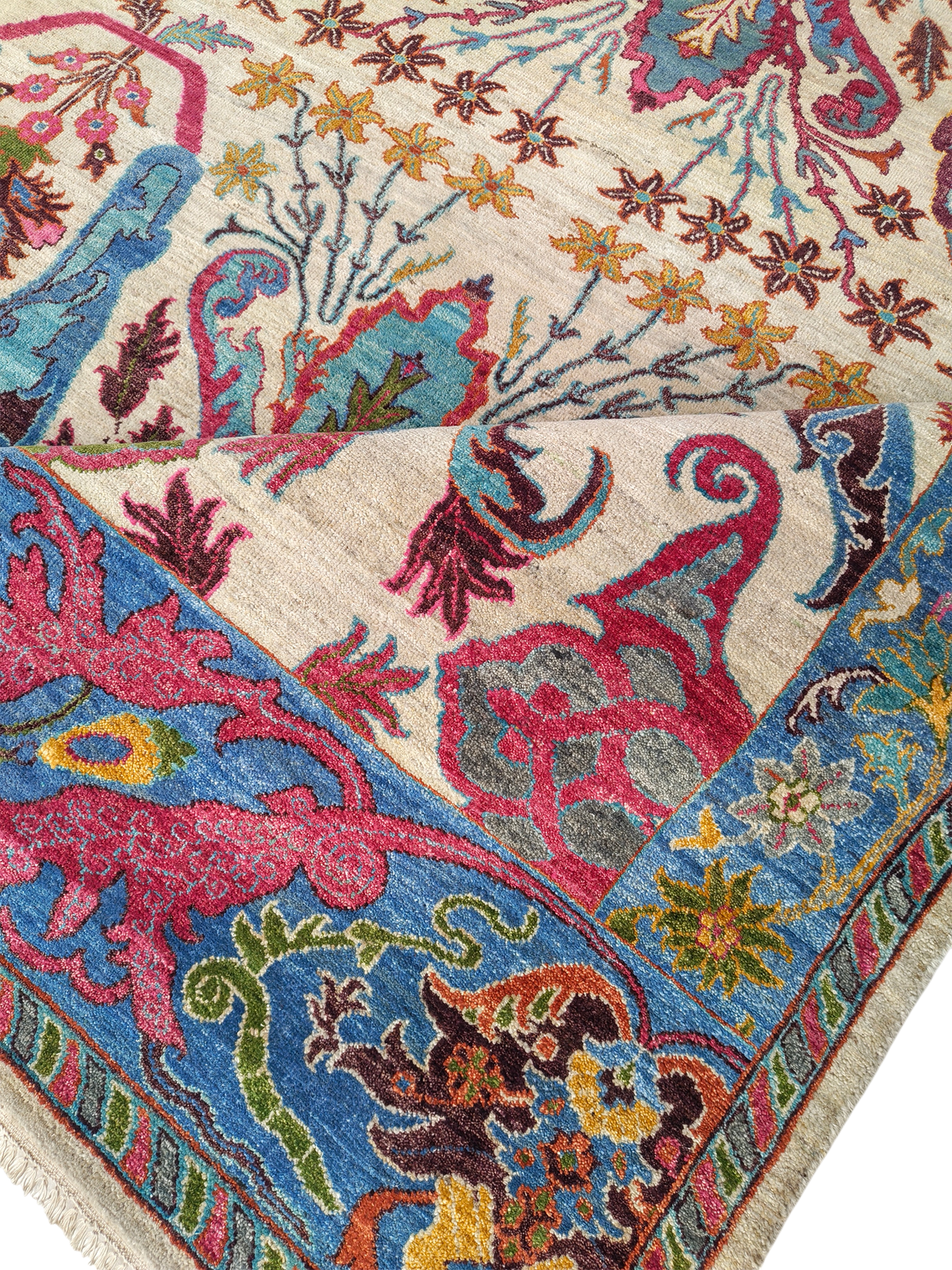 Custom-Made Transitional Garous Bijar Rug 302x244 cm | Rug# 32683