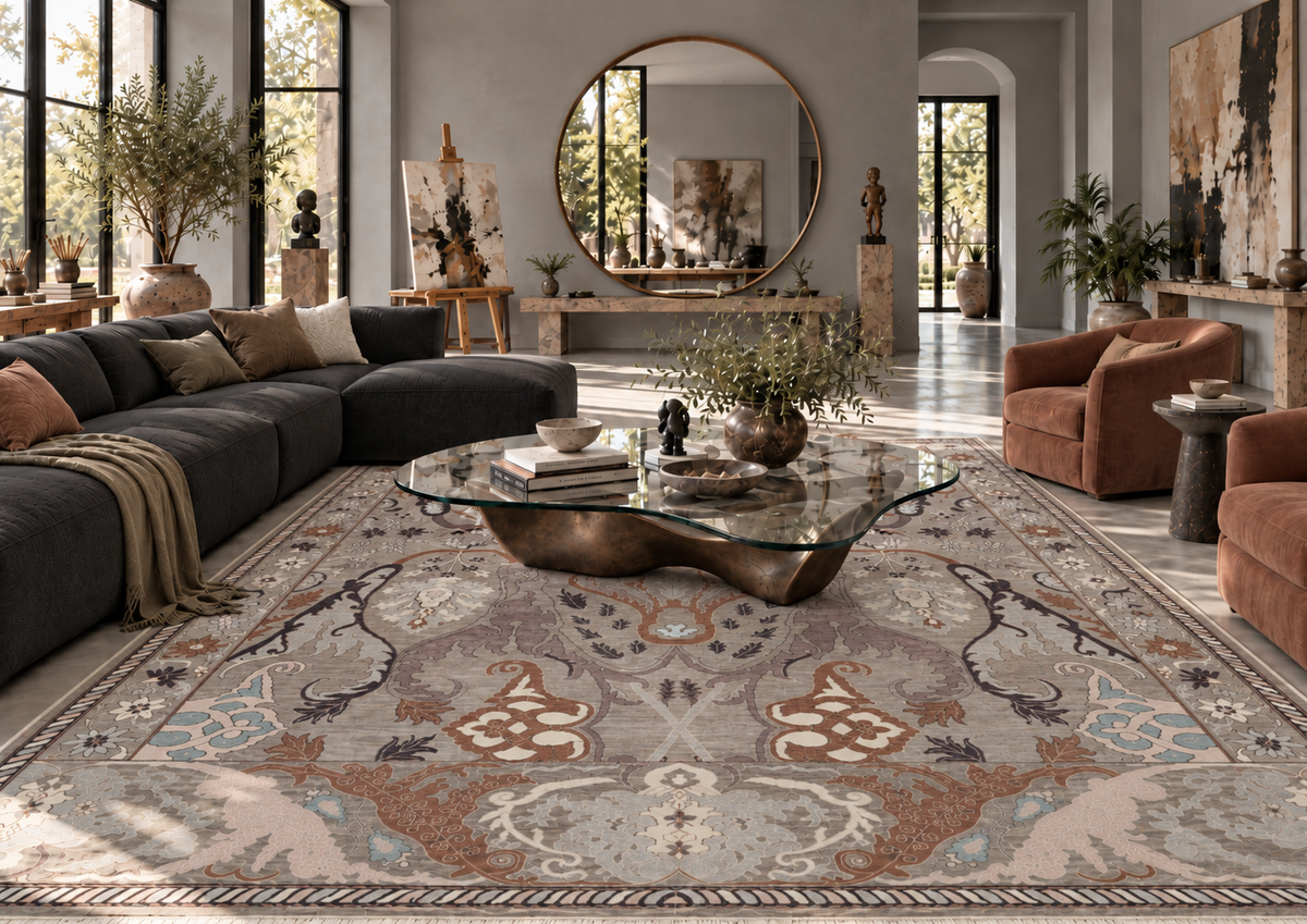 Transitional Garous Bijar Rug 430x308 cm | Rug# 32696