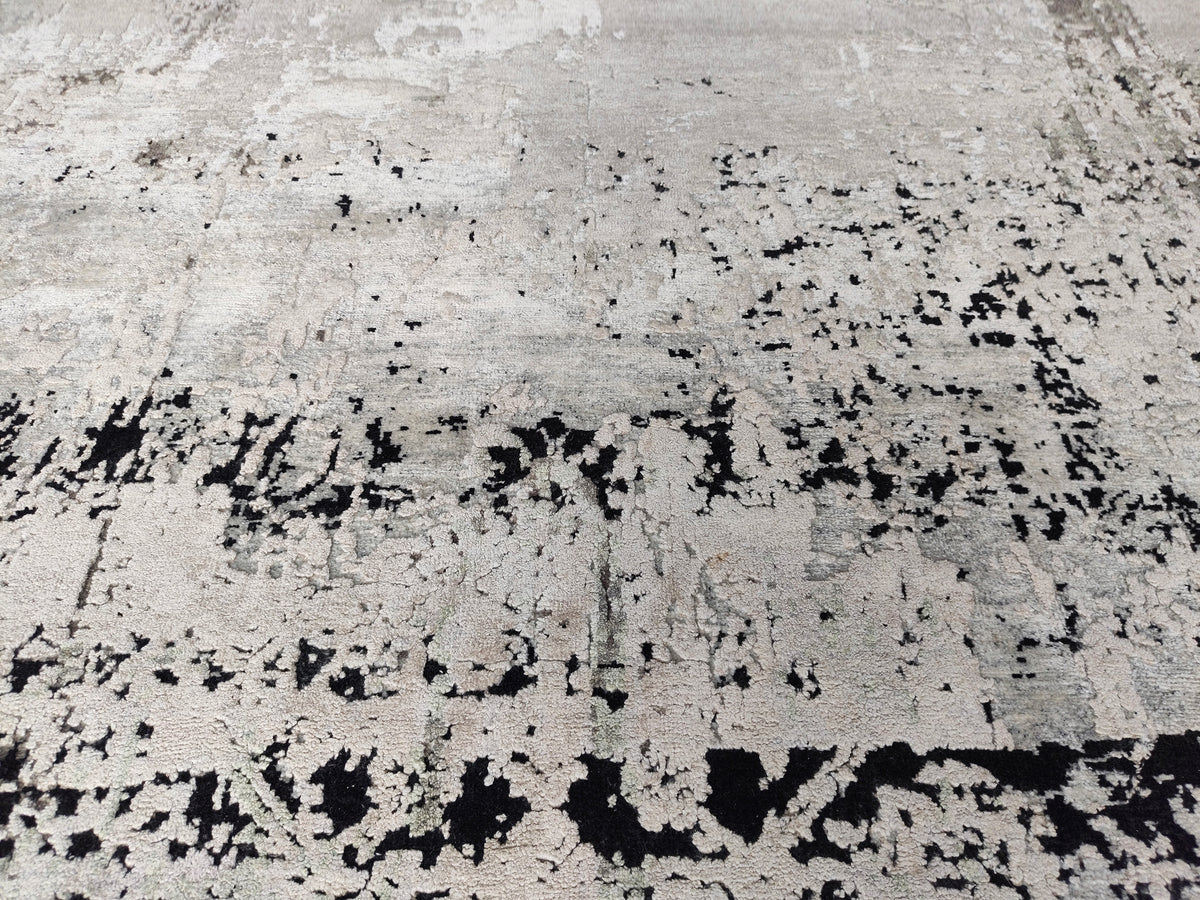 Modern Transitional Wool & Silk Rug 302x245 cm | Rug# 32700