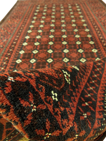 Vintage Balouch Tribal Rug 206x108cm | Rug#6605
