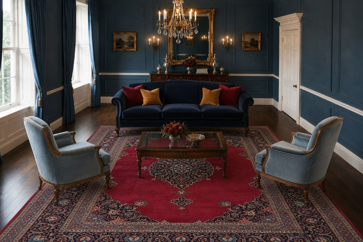 Superb Royal-Kashan 384x264cm | Rug# 10149