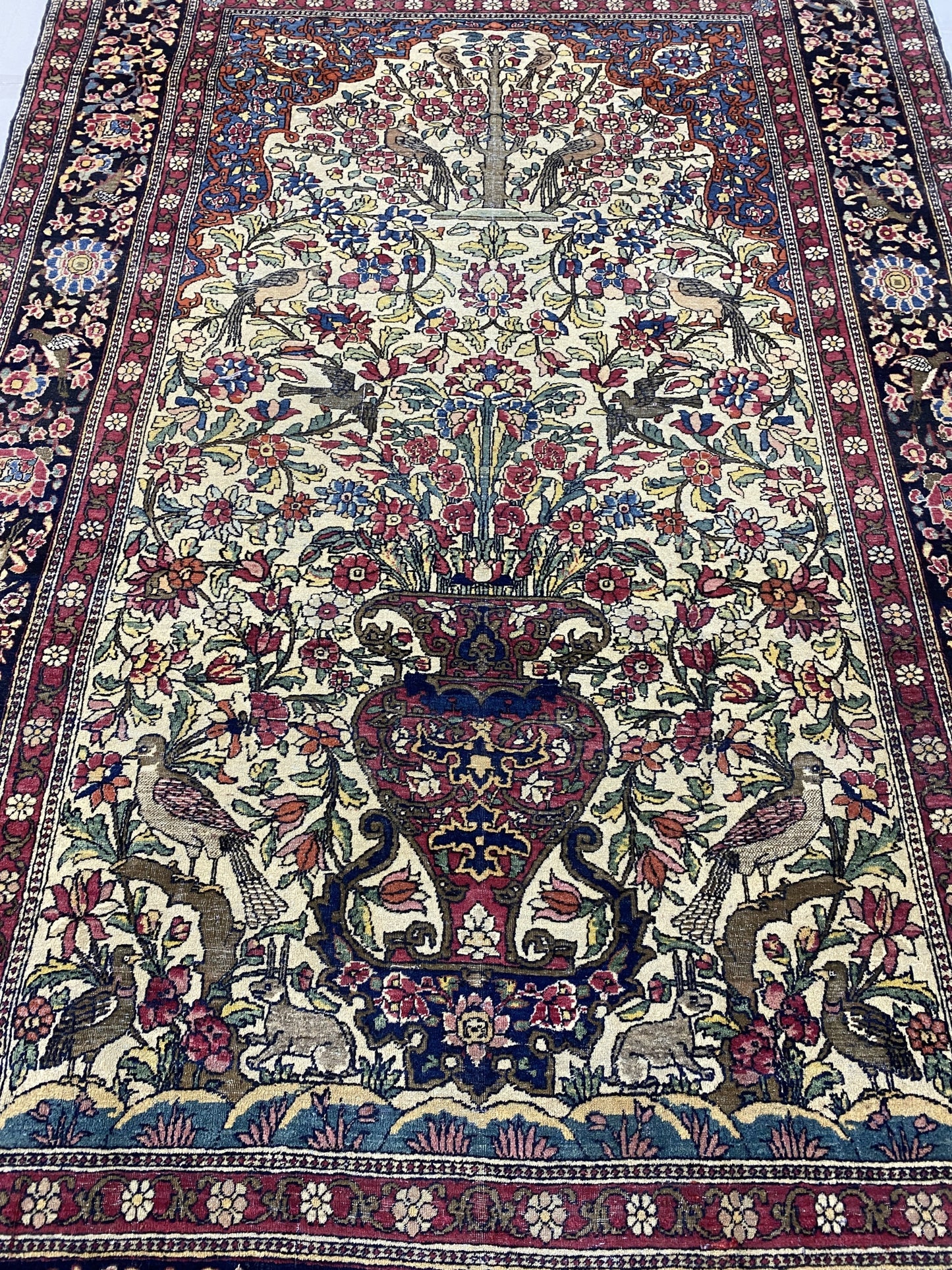 Antique Ahmad-Isfahan 210x137cm | Rug# 10015