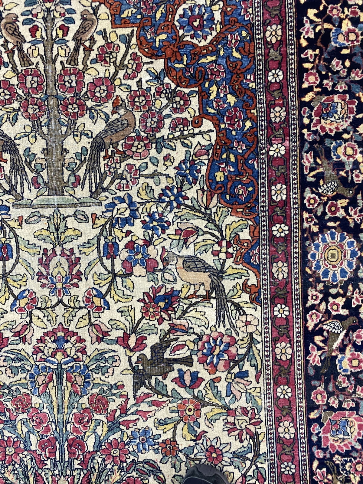 Antique Ahmad-Isfahan 210x137cm | Rug# 10015