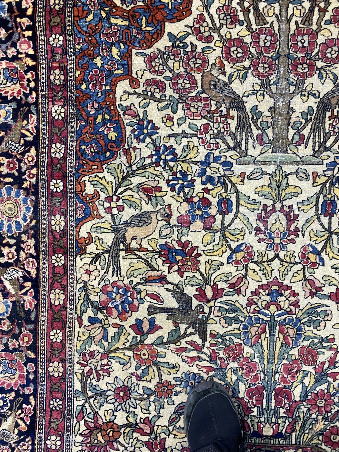 Antique Ahmad-Isfahan 210x137cm | Rug# 10015
