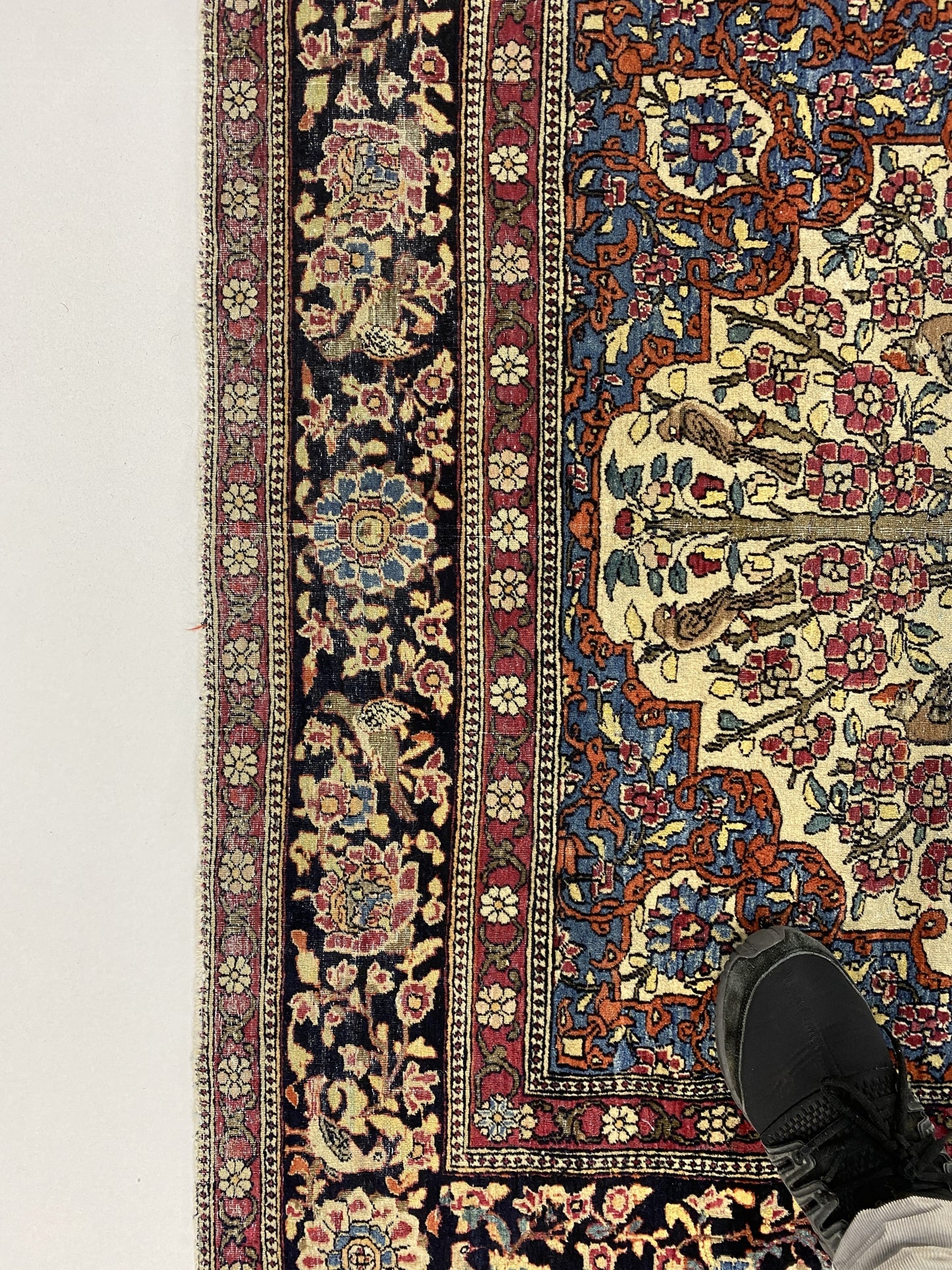 Antique Ahmad-Isfahan 210x137cm | Rug# 10015