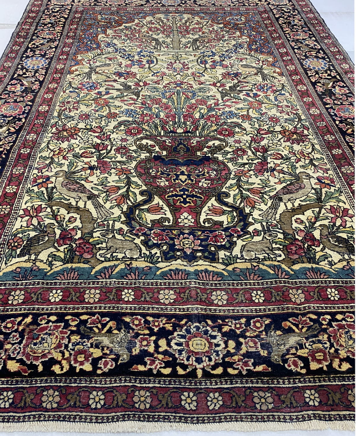 Antique Ahmad-Isfahan 210x137cm | Rug# 10015
