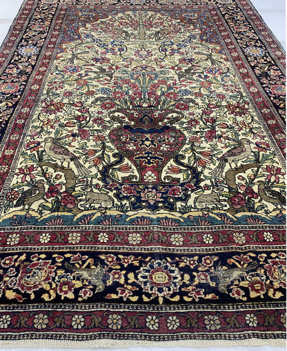Antique Ahmad-Isfahan 210x137cm | Rug# 10015