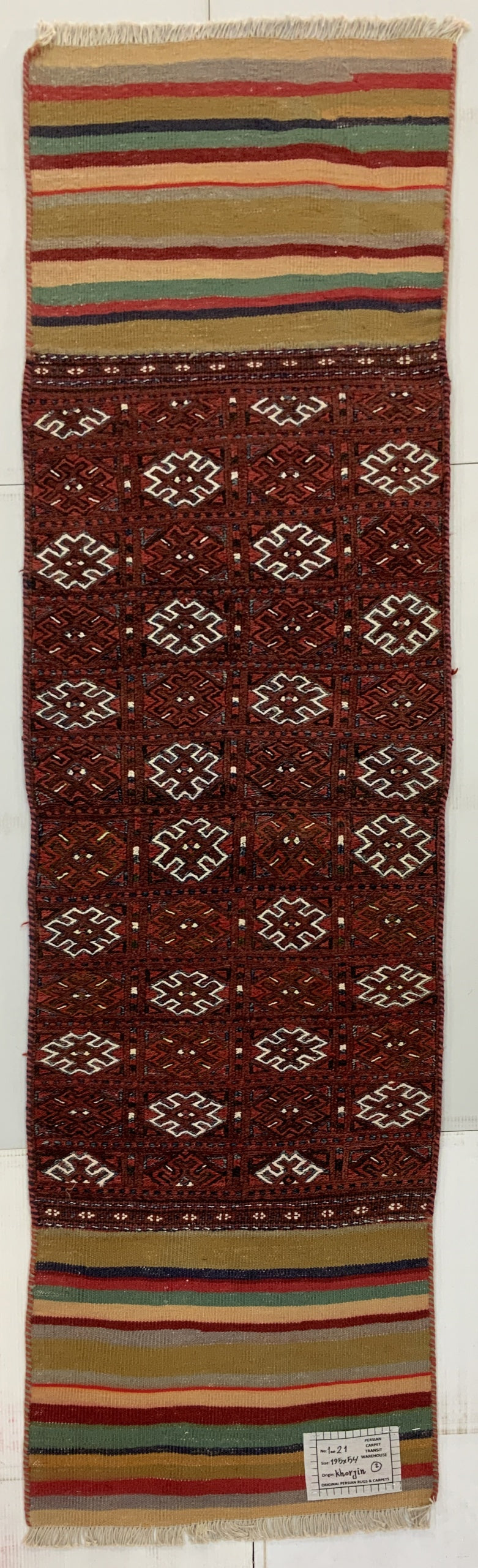 Table-runner Tacheh Khorjeen 195x54cm