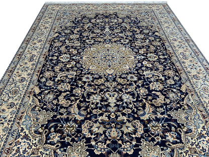 Fine Persian Nain 9LA Shah-Abbassi Rug 378x264 cm | Rug# 10071