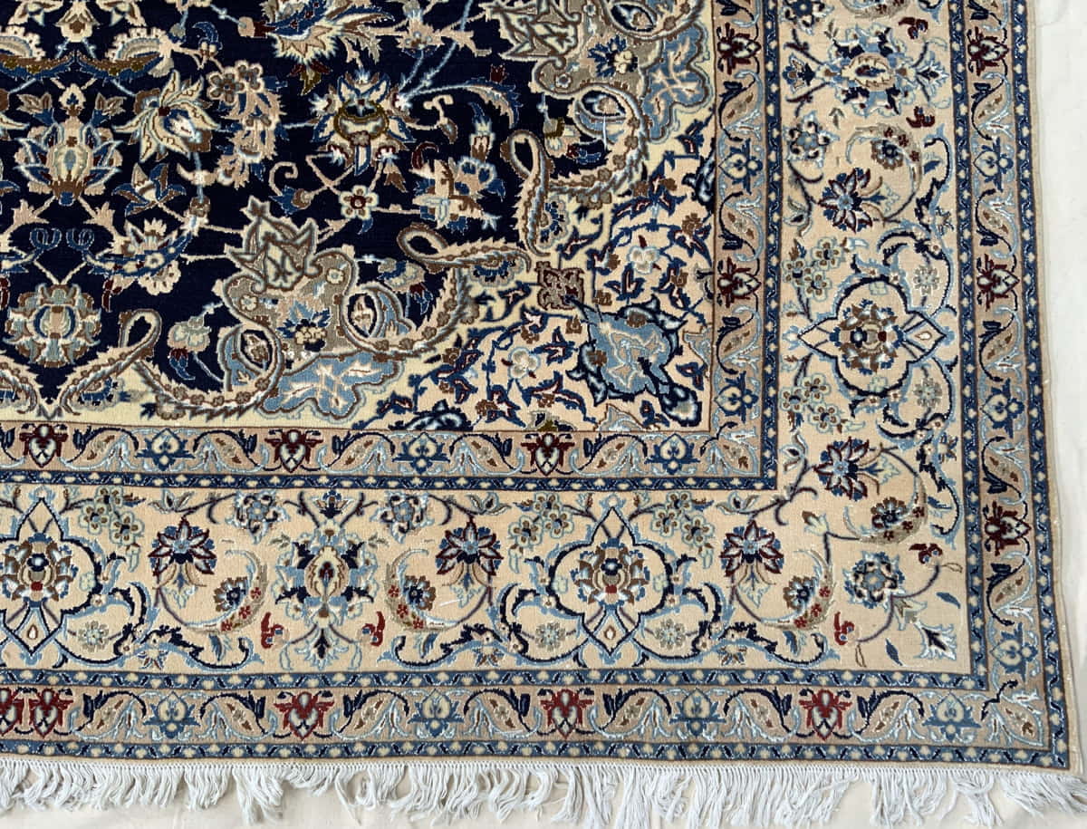 Fine Persian Nain 9LA Shah-Abbassi Rug 378x264 cm | Rug# 10071