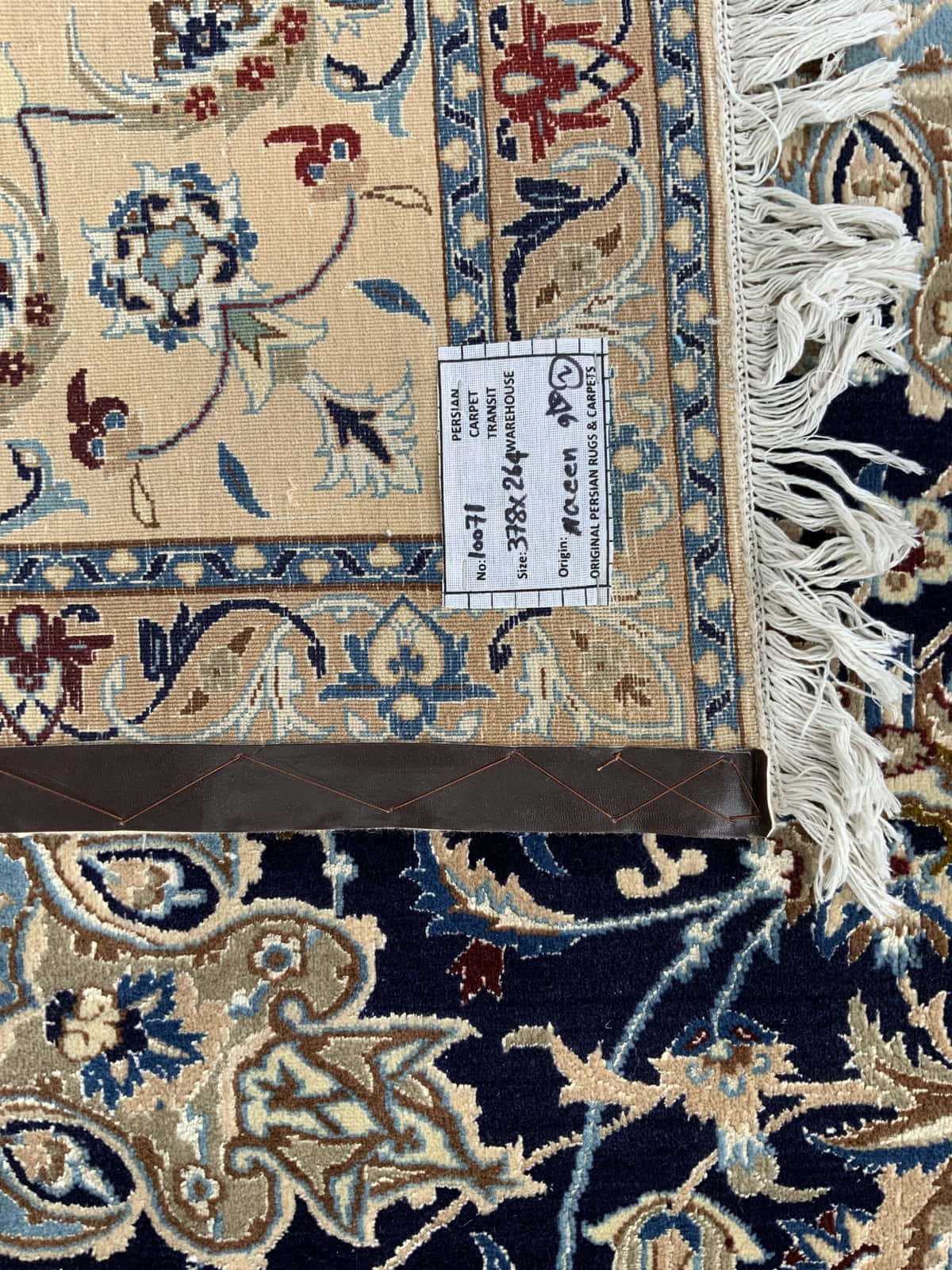 Fine Persian Nain 9LA Shah-Abbassi Rug 378x264 cm | Rug# 10071