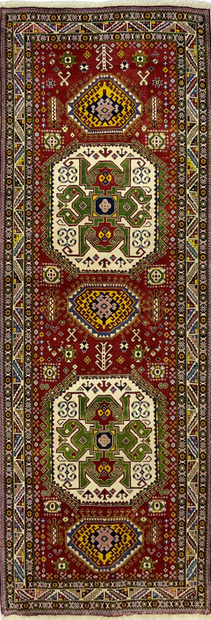 Tribal Aliabad Qashqai 311x128cm | Rug# 10090