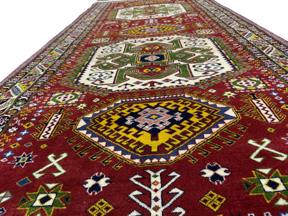 Tribal Aliabad Qashqai 311x128cm | Rug# 10090