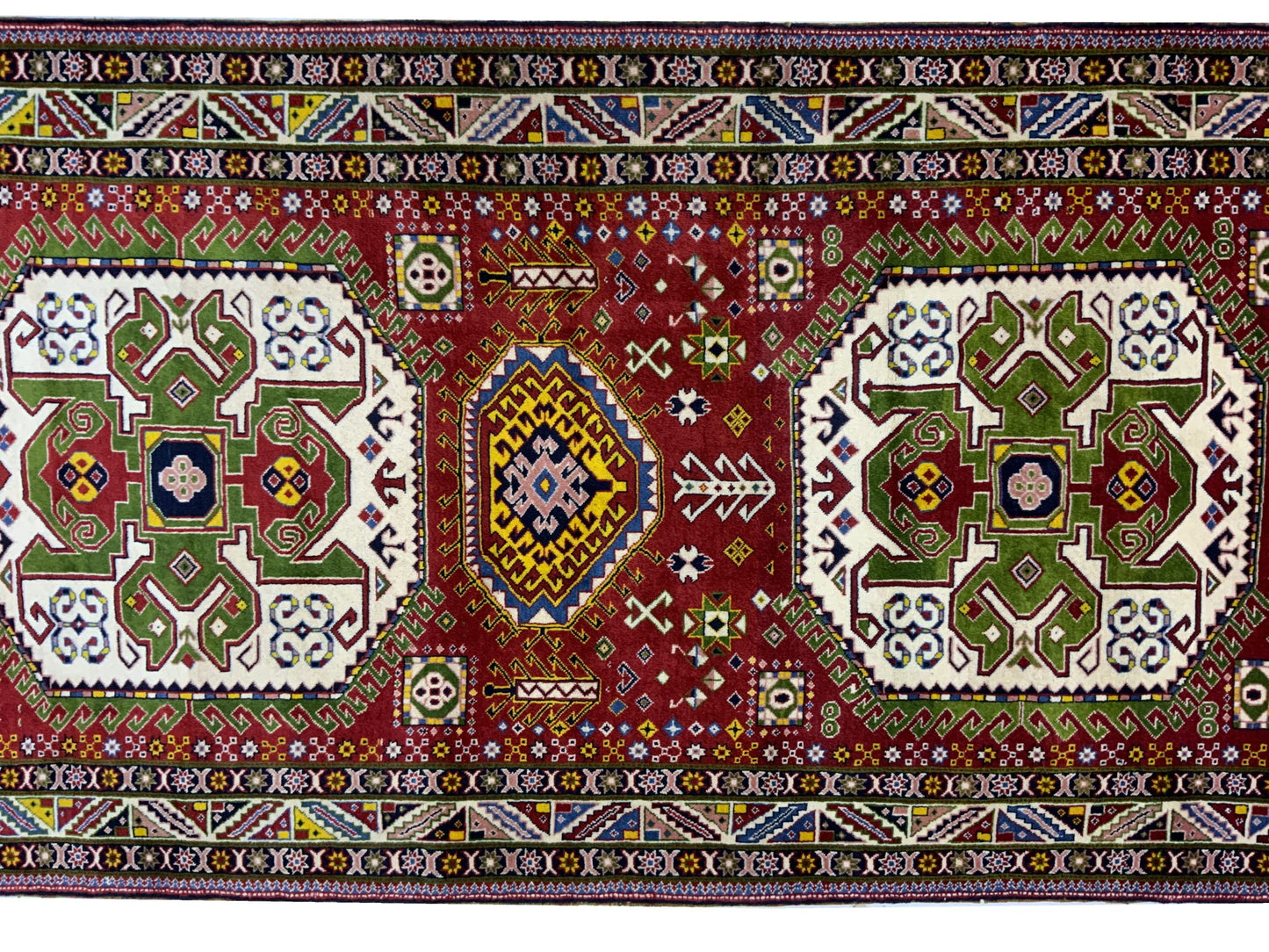 Tribal Aliabad Qashqai 311x128cm | Rug# 10090