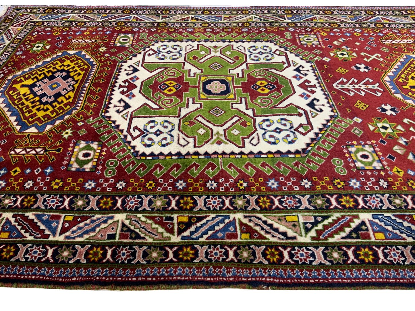 Tribal Aliabad Qashqai 311x128cm | Rug# 10090