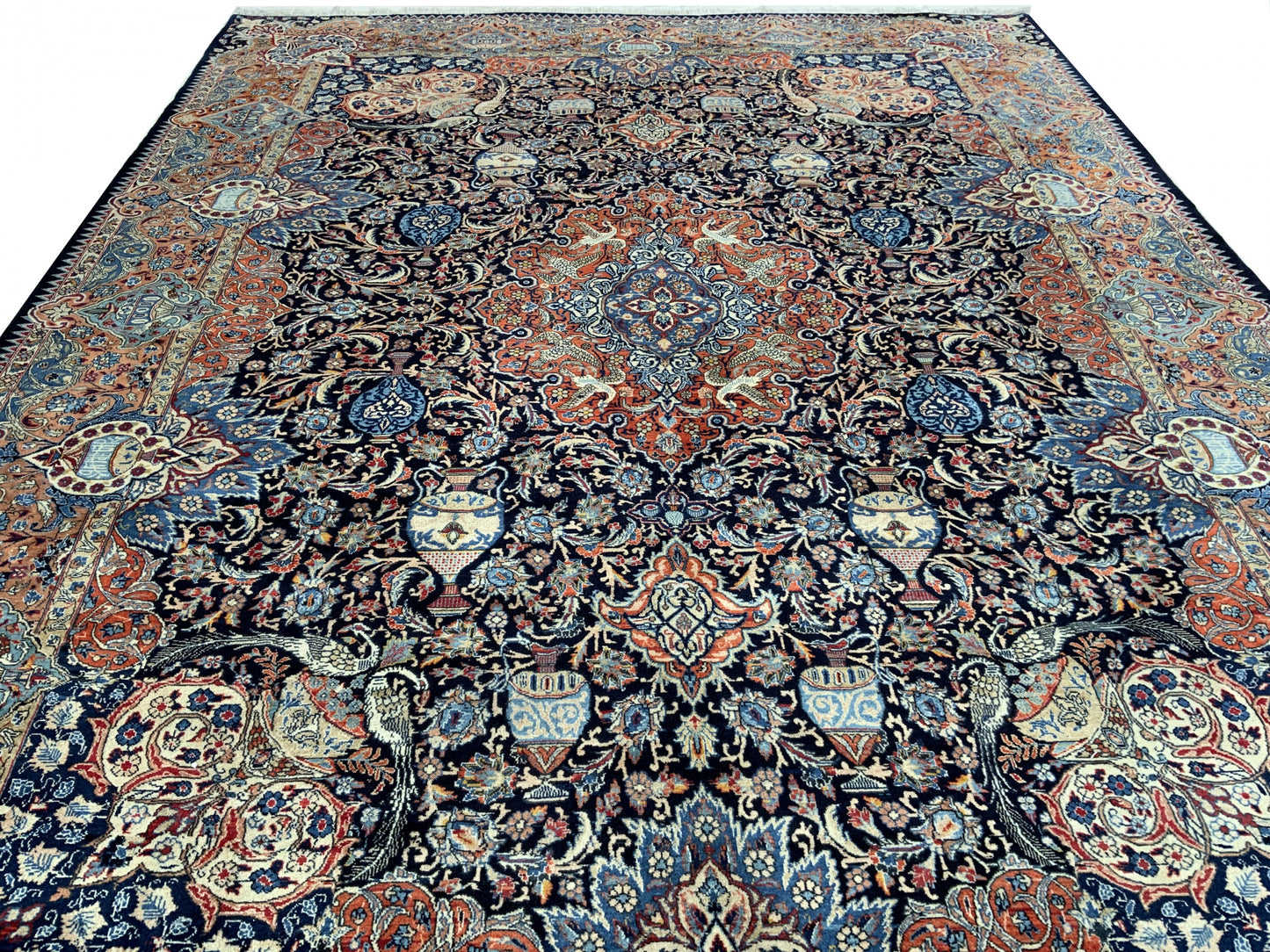 Zirkhaki Kashmar 397x302cm | Rug# 10143