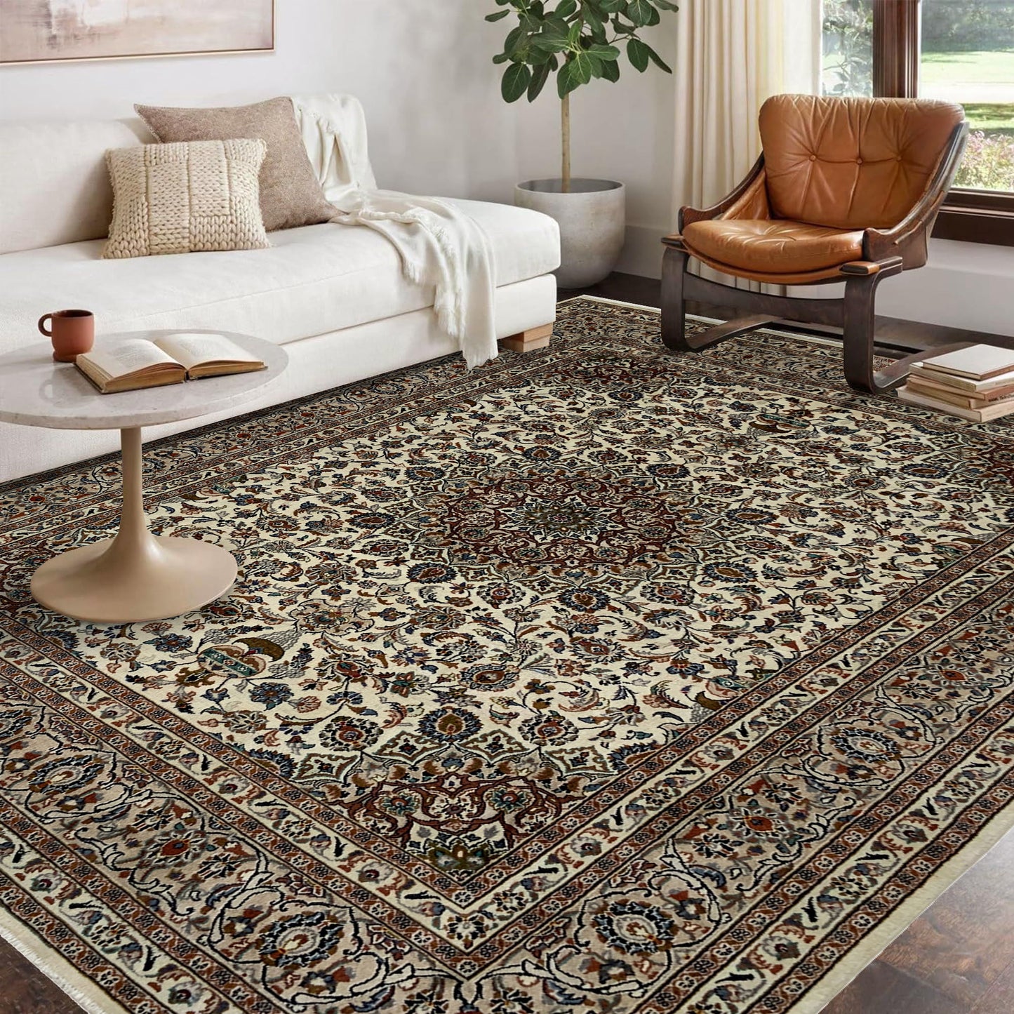 Kashmar Safavid Design 338x247cm | Rug# 10170