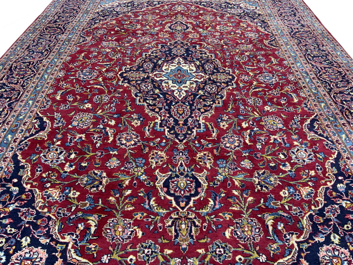 Classic Kashan Carpet 383x247cm | Rug# 10175