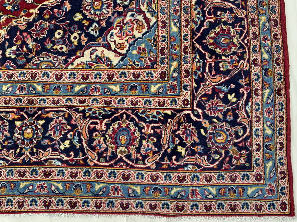 Classic Kashan Carpet 383x247cm | Rug# 10175