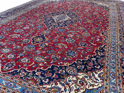 Persian Kashan 397x282cm | Rug# 10196