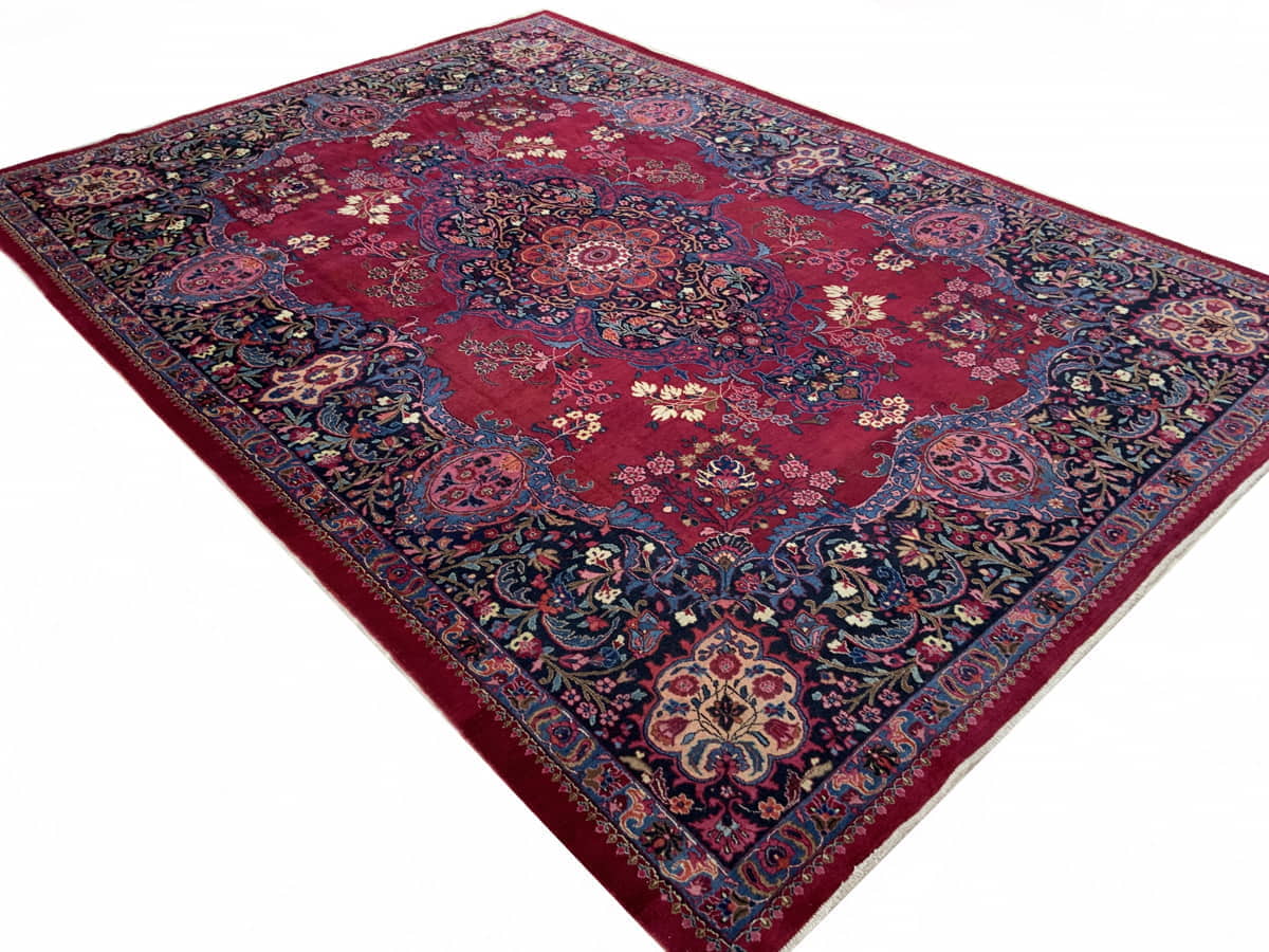Hand-knotted Vintage Dorokhsh 377x273cm | Rug# 10206 (APA)
