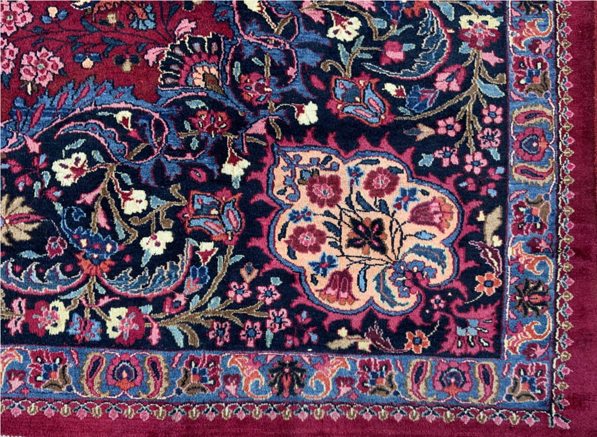 Hand-knotted Vintage Dorokhsh 377x273cm | Rug# 10206 (APA)