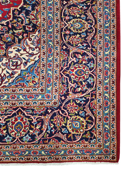 Fine Kashan classic Safavid design 427x305cm | Rug# 10233