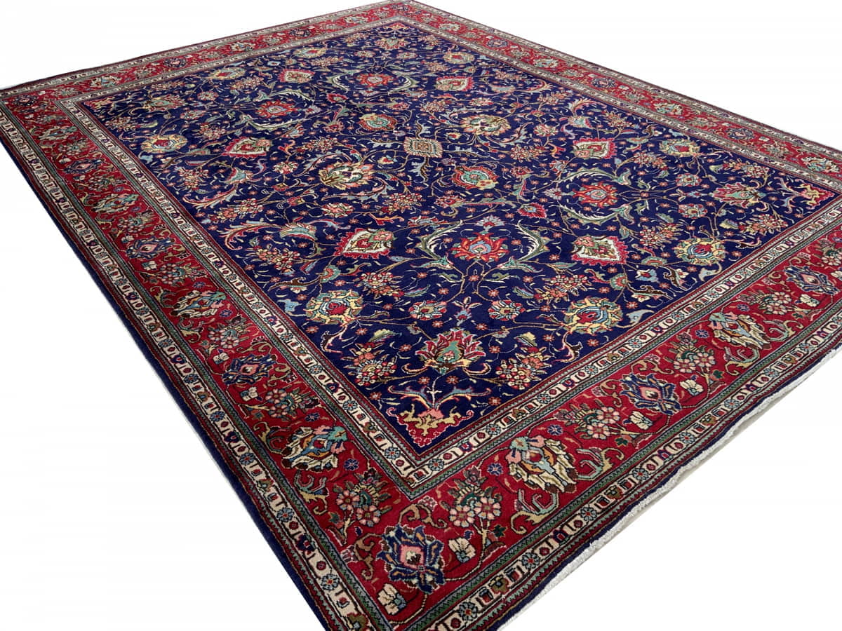 Hand-knotted Tabriz 394x297cm | Rug# 10264