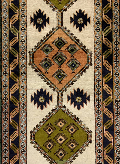 Tribal-Runner Azari Meshkin 410x83cm | Rug# 10270