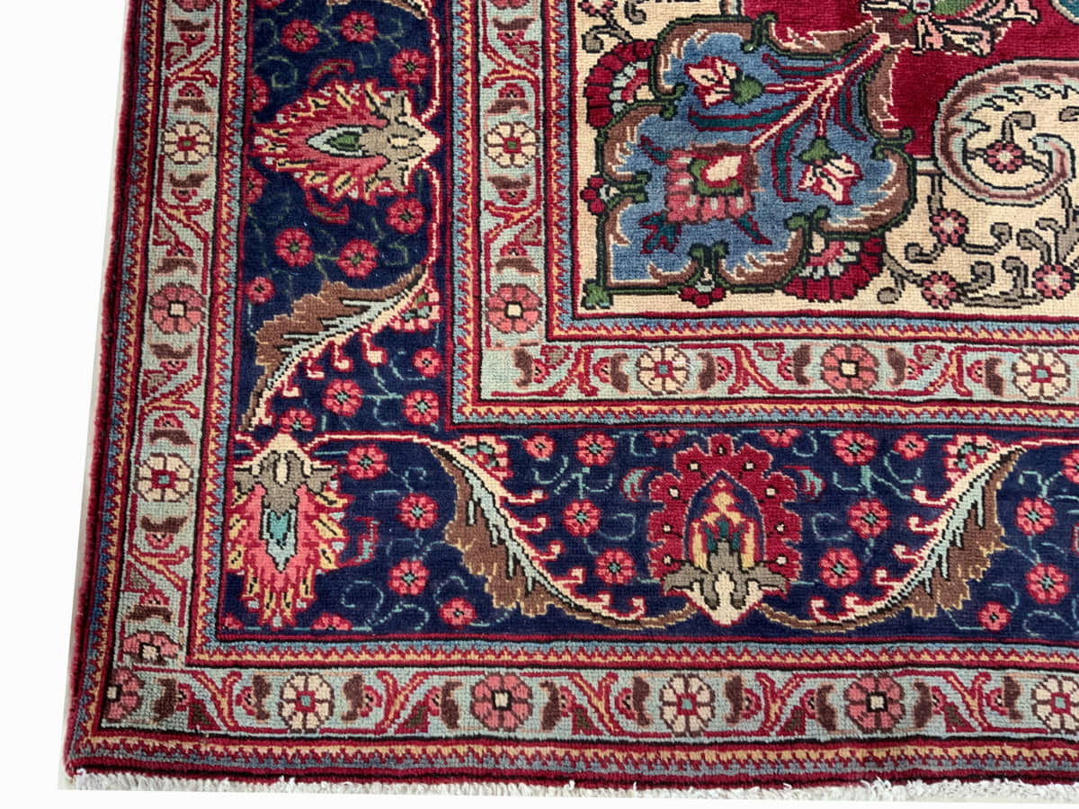 Hand-knotted Tabriz, circa 1950, Persia, 353x298cm | Rug# 10287