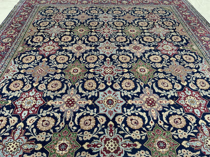 Vintage Tabriz Mashayekhi 382x297cm | Rug# 10333