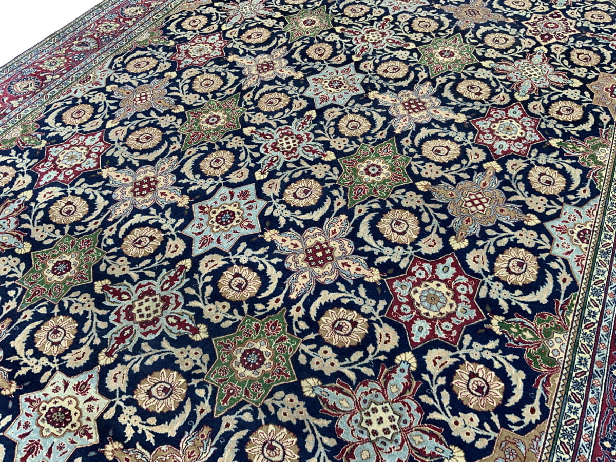 Vintage Tabriz Mashayekhi 382x297cm | Rug# 10333