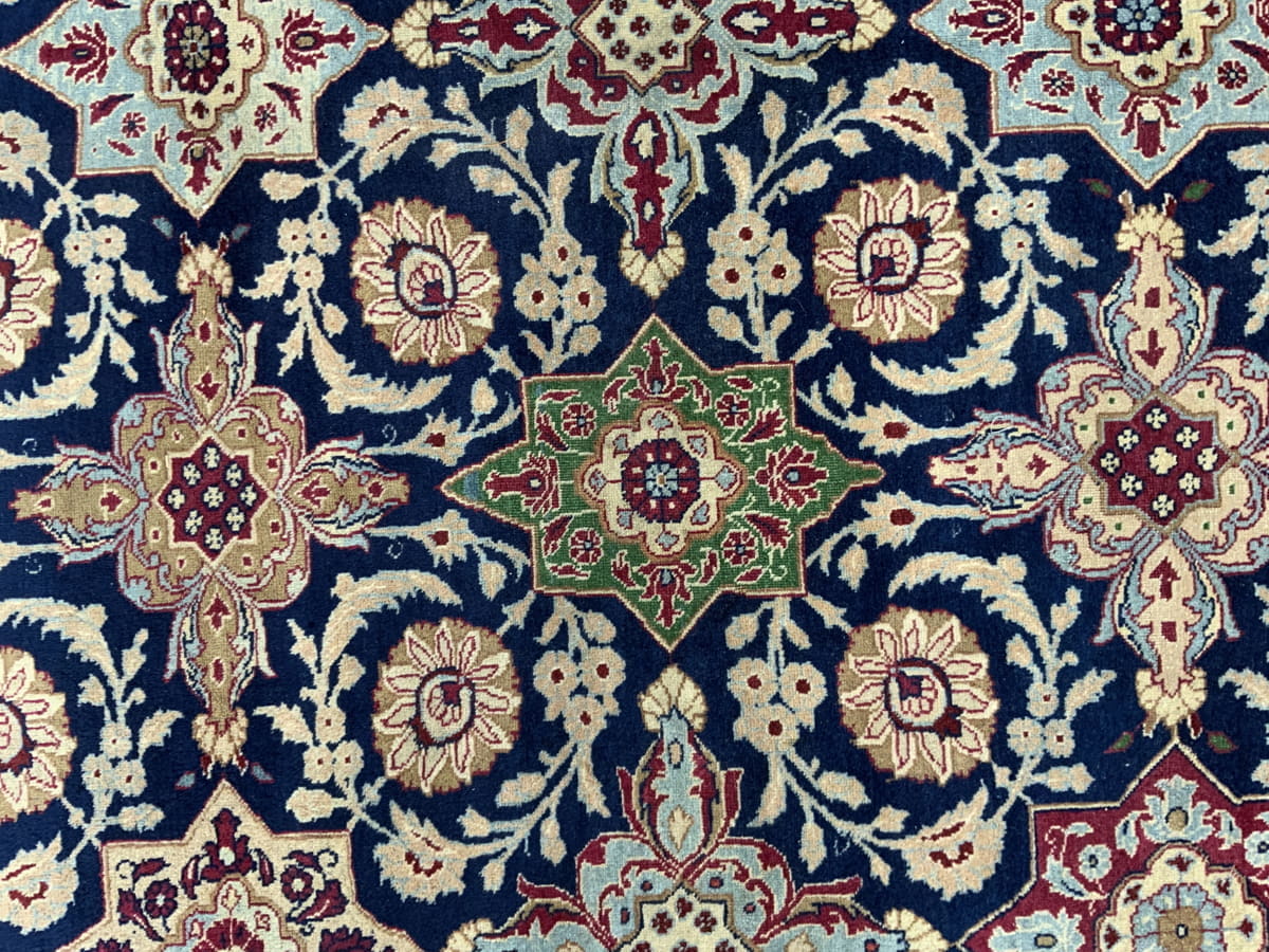 Vintage Tabriz Mashayekhi 382x297cm | Rug# 10333