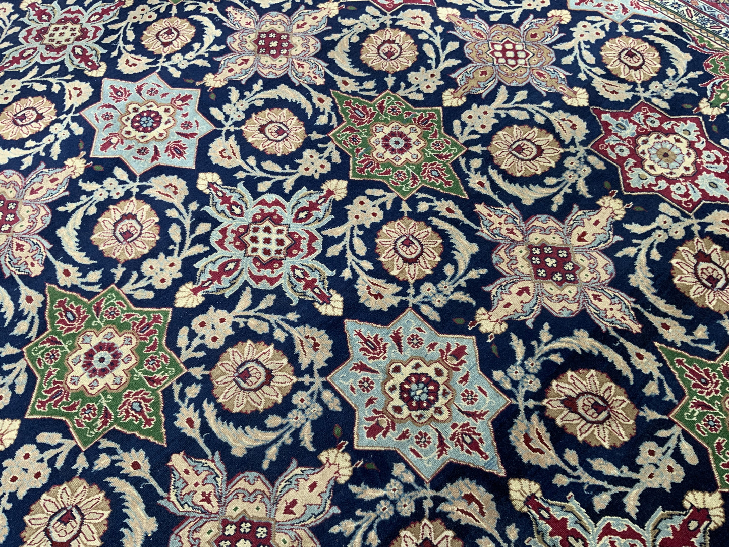 Vintage Tabriz Mashayekhi 382x297cm | Rug# 10333