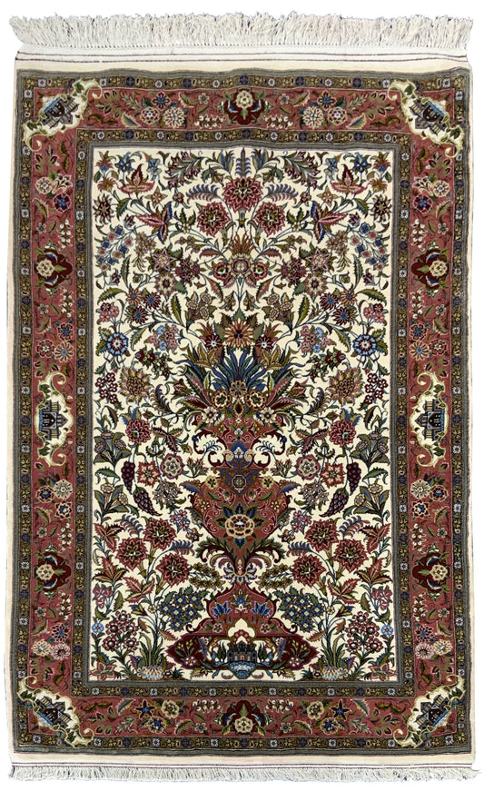 Superfine Isfahan Sherkat 174x100cm | Rug# 10376