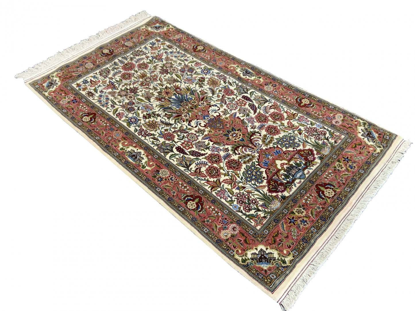 Superfine Isfahan Sherkat 174x100cm | Rug# 10376