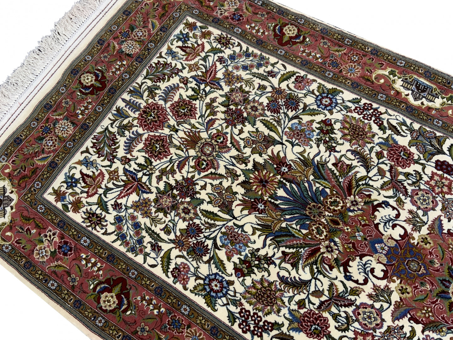 Superfine Isfahan Sherkat 174x100cm | Rug# 10376