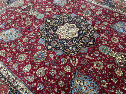 Persian Tabriz Main-Carpet 382x300cm | Rug# 10403